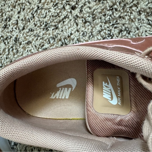 Nike Air Max Thea Metallic Rose Gold Street Sneaker Size 9 - Picture 12 of 14